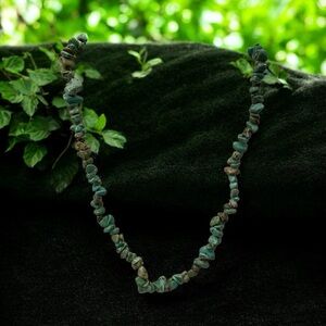 Authentic Turquoise Chip Bead Necklace